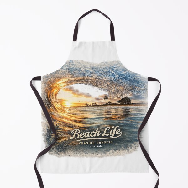 Item preview, Beach Life - Chasing Sunsets, Vintage Coastal Beach T-Shirt designed and sold by No Kings Bling.