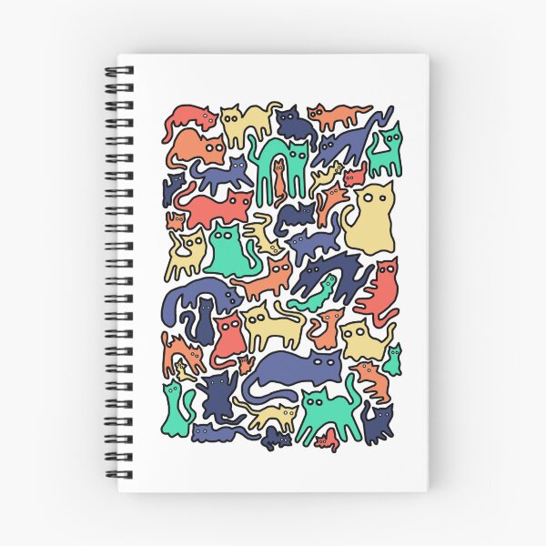 Item preview, Cat-Tangle: Cat Silhouette Rectangle, Hand-drawn illustration designed and sold by Esjaybee.