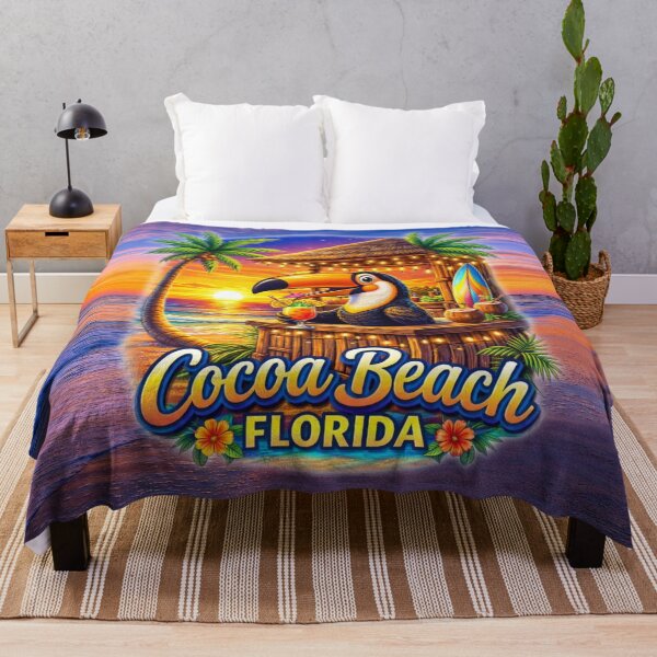 Item preview, Tropical Toucan Sunset – Cocoa Beach Paradise designed and sold by MysticOzzy.