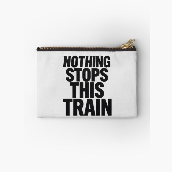 Item preview, Breaking Bad Nothing Stops This Train Quote Typography designed and sold by Enea Kelo.