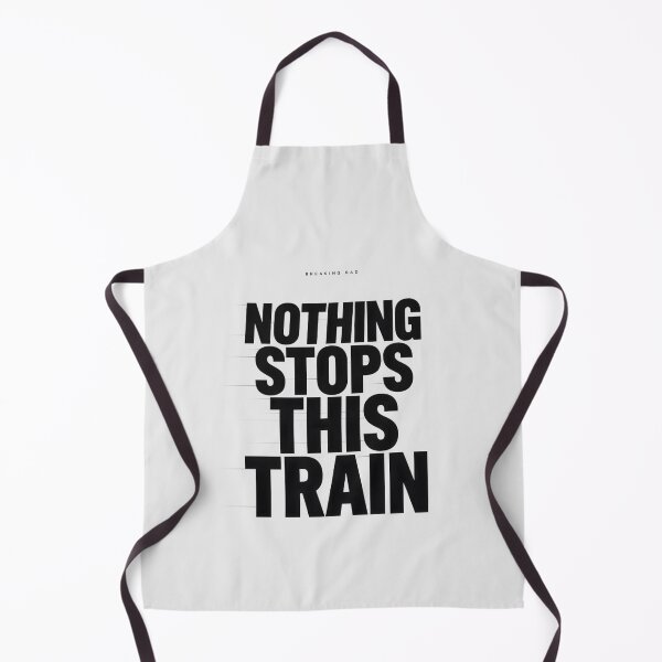 Item preview, Breaking Bad Nothing Stops This Train Quote Typography designed and sold by Enea Kelo.