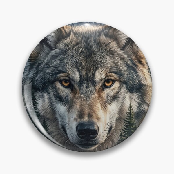 Item preview, Majestic Wolf in Mountain Wilderness designed and sold by GrzywaM.