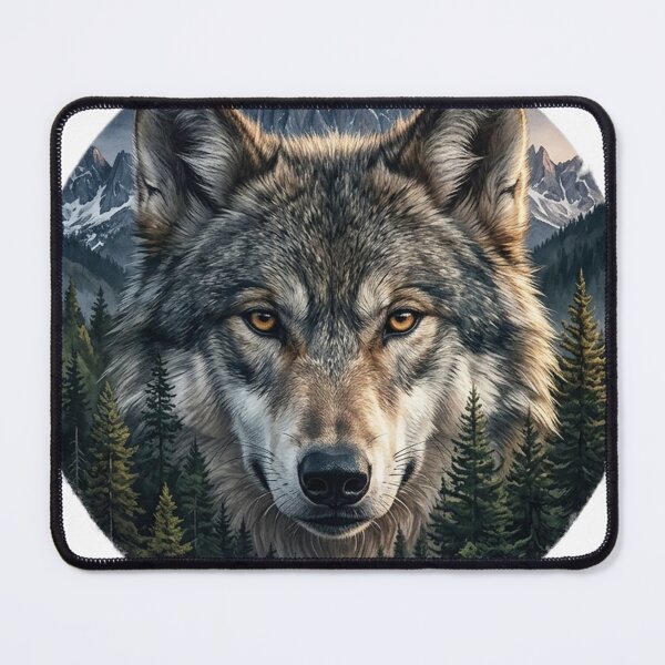 Item preview, Majestic Wolf in Mountain Wilderness designed and sold by GrzywaM.