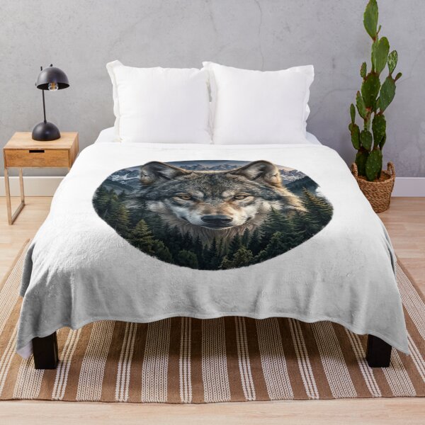 Item preview, Majestic Wolf in Mountain Wilderness designed and sold by GrzywaM.