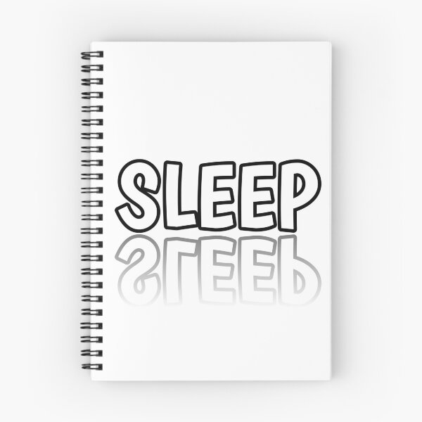 Item preview, Sleep Typography Minimalist Black White Design designed and sold by ExploreAura Studio.