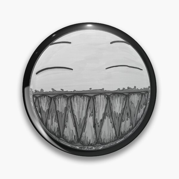 Item preview, Desaturated Grinning Face Scar-E-Moji Horror Art designed and sold by Grimmlar.
