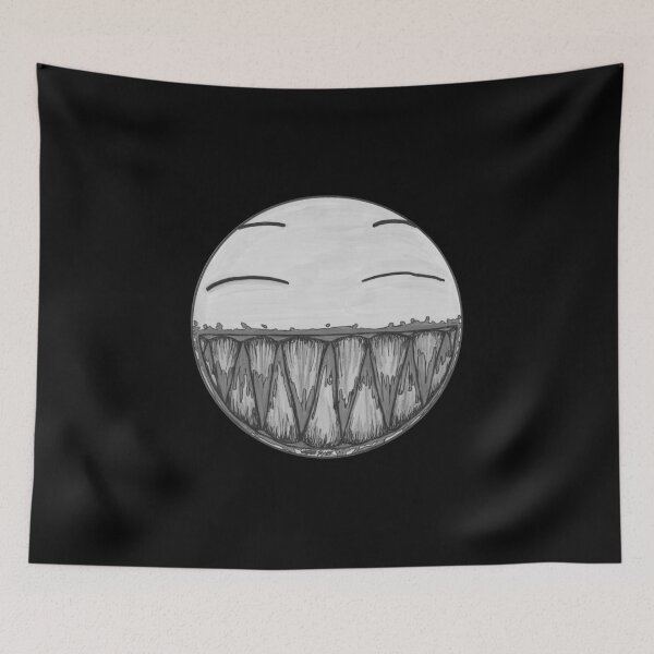 Item preview, Desaturated Grinning Face Scar-E-Moji Horror Art designed and sold by Grimmlar.