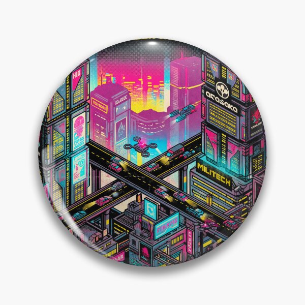 Item preview, NIGHT CITY — CYBERPUNK DISTRICT designed and sold by AtlasofLegends.