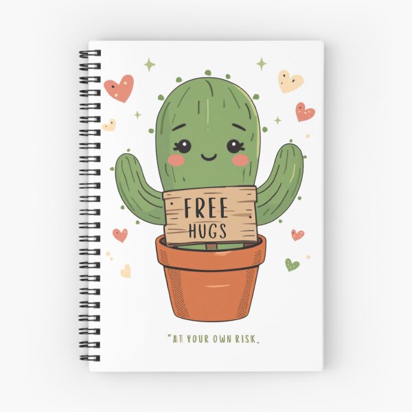 Item preview, Free Hugs Cactus Kawaii Cute Ironic Plant Lover Gift designed and sold by BassAddict.