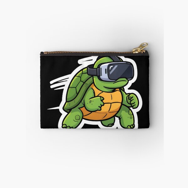 Item preview, Funny Fast Turtle Wearing VR Headset Virtual Reality Cartoon designed and sold by KCasual.