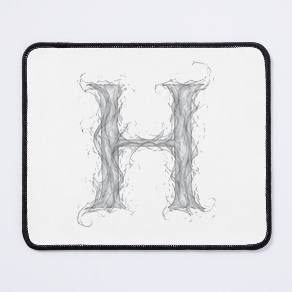 Item preview, Pearl Smoke Victory The Ethereal Vapor Letter H designed and sold by BlissBlvdShop.