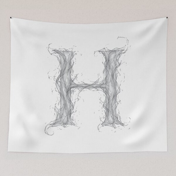Item preview, Pearl Smoke Victory The Ethereal Vapor Letter H designed and sold by BlissBlvdShop.