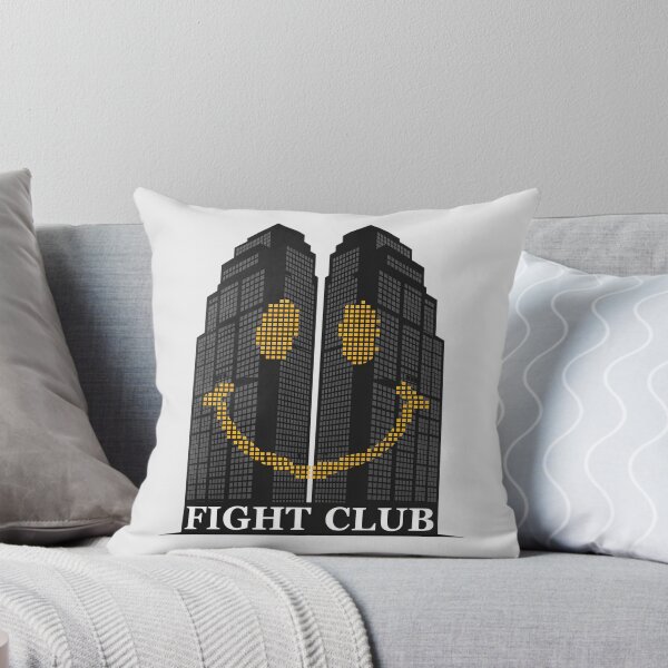 Item preview, Fight Club Corporate Skyscraper Smiley Face Cinema Art designed and sold by Enea Kelo.