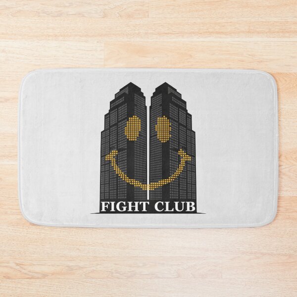 Item preview, Fight Club Corporate Skyscraper Smiley Face Cinema Art designed and sold by Enea Kelo.