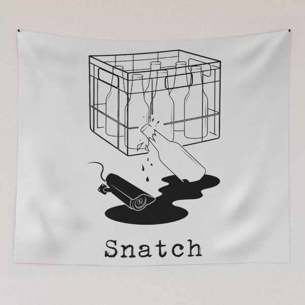Item preview, Snatch Movie Broken Bottle Surveillance Camera Art designed and sold by Enea Kelo.