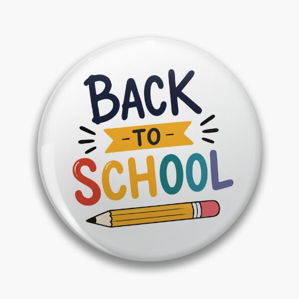 Item preview, Back to School Pencil Sticker | Colorful School Typography designed and sold by Mikoff04-arts.