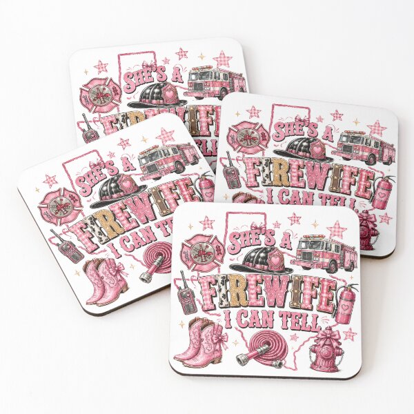 Item preview, She's A Firewife I Can Tell Western Coquette Pink Stars designed and sold by VGAfanatic.