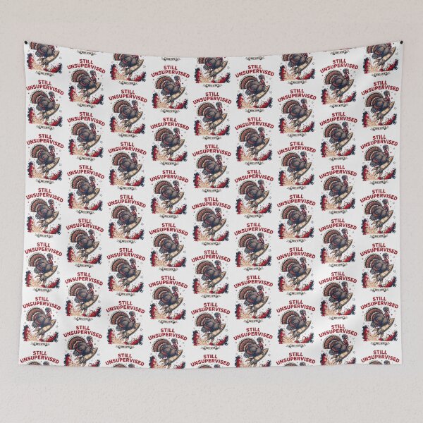 Item preview, Still Unsupervised Patriotic Turkey Aviator Rocket Est 1776 Tee v1 designed and sold by DarylWelsh2024.