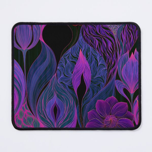 Aperçu de l'œuvre floral abstrait créée et vendue par Iacho.