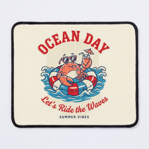 Item preview, Retro Ocean Day Crab – Summer Vibes Graphic designed and sold by BLUESKY11a.