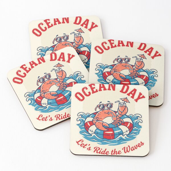 Item preview, Retro Ocean Day Crab – Summer Vibes Graphic designed and sold by BLUESKY11a.