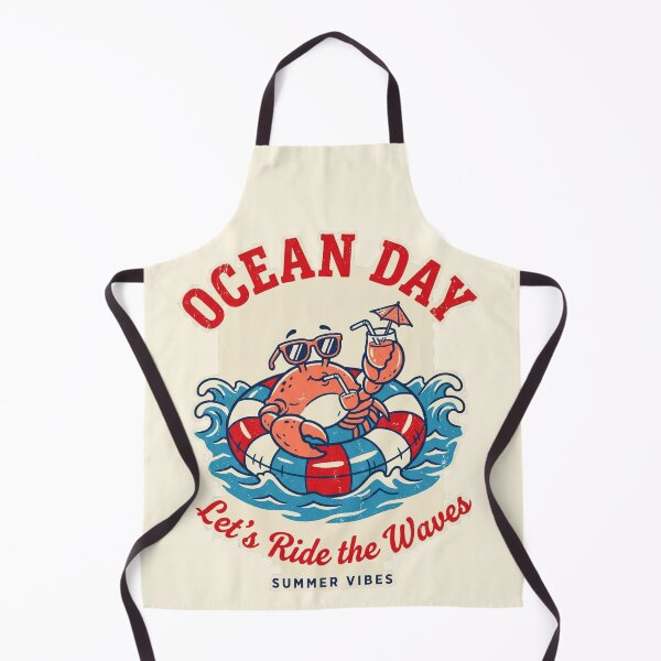 Item preview, Retro Ocean Day Crab – Summer Vibes Graphic designed and sold by BLUESKY11a.
