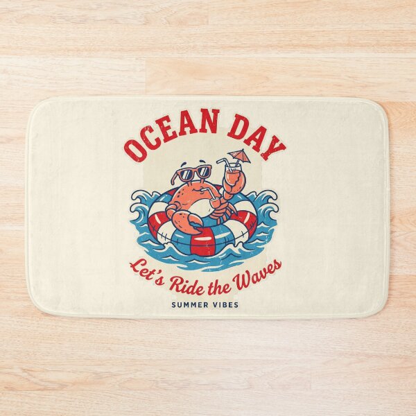 Item preview, Retro Ocean Day Crab – Summer Vibes Graphic designed and sold by BLUESKY11a.