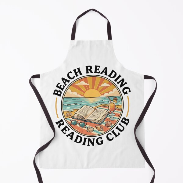 Item preview, Beach Reading Club Vintage 70s Book Lover Beach Badge designed and sold by urbinet.