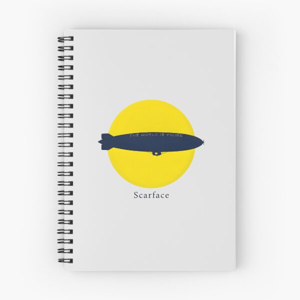 Item preview, Scarface Blimp The World Is Yours Yellow Moon Art designed and sold by Enea Kelo.