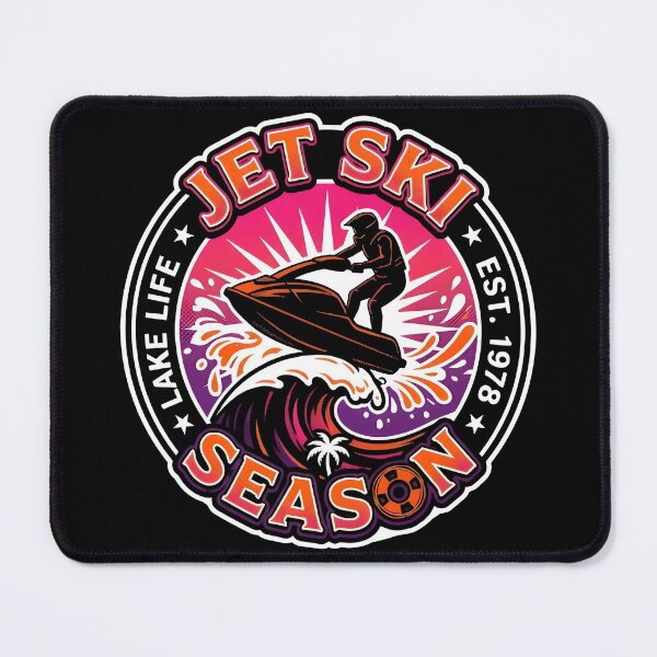 Item preview, Jet Ski Season Retro Summer Water Sports T-Shirt designed and sold by weeomano.