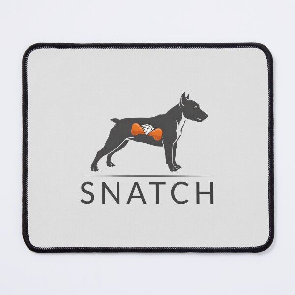 Item preview, Snatch Movie Dog Diamond Bone Silhouette Illustration designed and sold by Enea Kelo.