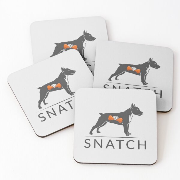 Item preview, Snatch Movie Dog Diamond Bone Silhouette Illustration designed and sold by Enea Kelo.