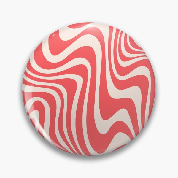 Item preview, Liquid Swirl Retro Abstract in pink and Cream. designed and sold by Differenceee.