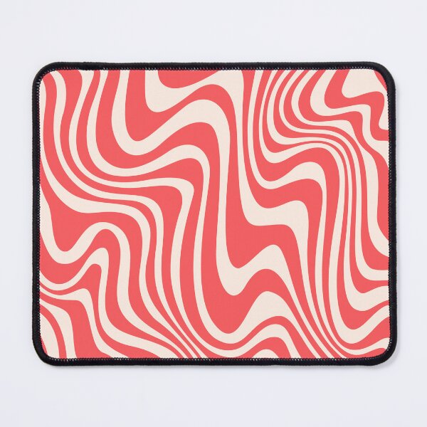 Item preview, Liquid Swirl Retro Abstract in pink and Cream. designed and sold by Differenceee.