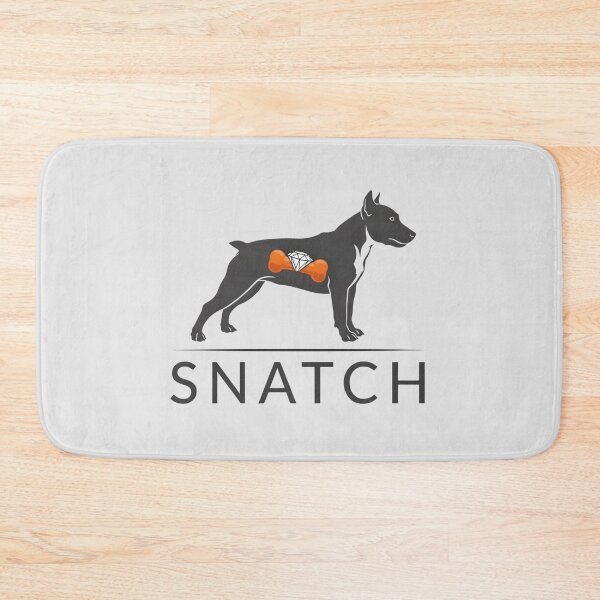 Item preview, Snatch Movie Dog Diamond Bone Silhouette Illustration designed and sold by Enea Kelo.