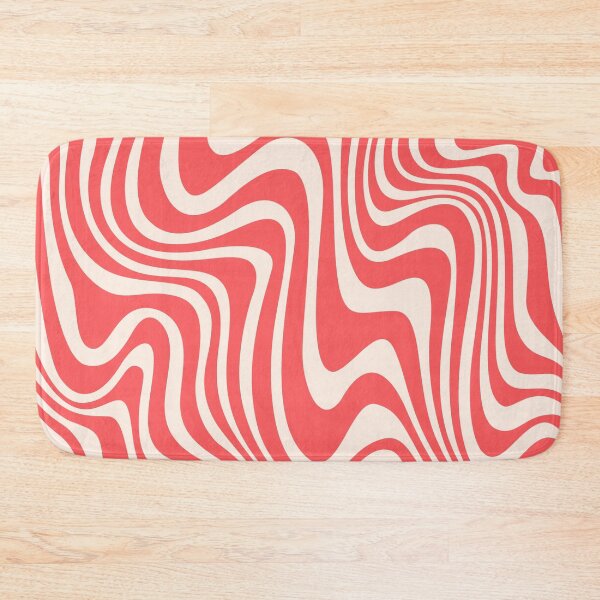 Item preview, Liquid Swirl Retro Abstract in pink and Cream. designed and sold by Differenceee.