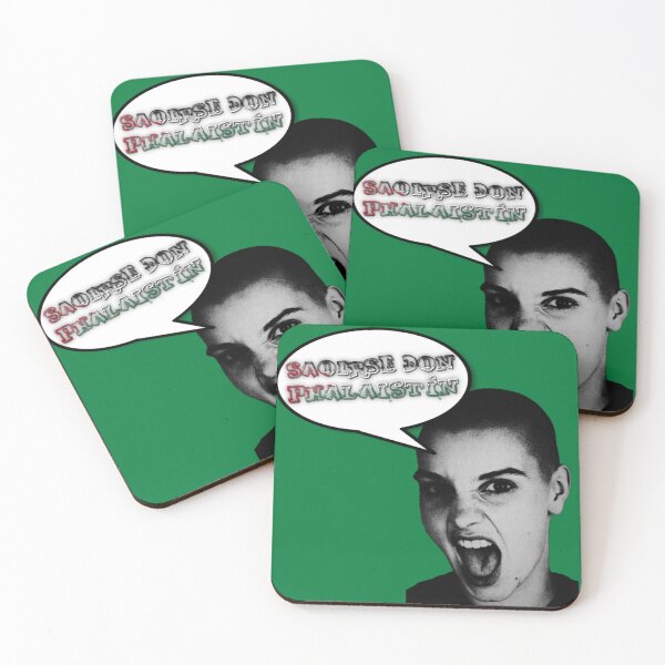 Item preview, Sinead O’Connor Saoirse don Phalaistín Speechbubble Free Palestine designed and sold by feardeargcrafts.
