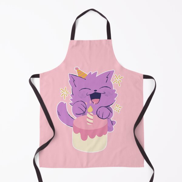 Item preview, Happy Birthday Cat with Cake designed and sold by CarefulCreation.