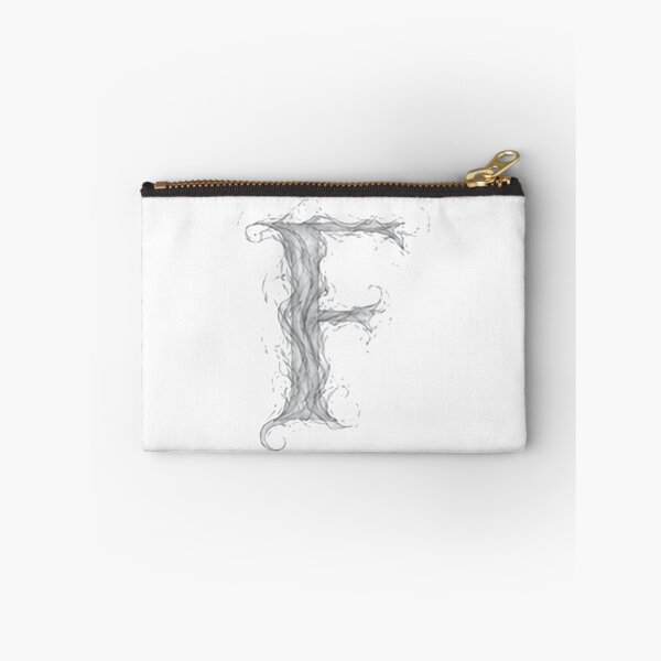 Item preview, Pearl Smoke Victory The Ethereal Vapor Letter F designed and sold by BlissBlvdShop.