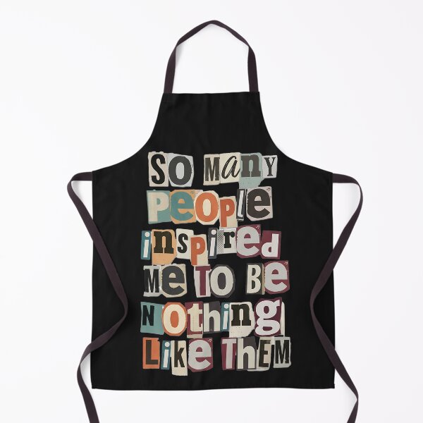 Item preview, So Many People Inspired Me to Be Nothing Like Them Shirt, Funny Sarcastic Quote T-Shirt, Introvert Humor Tee, Vintage Ransom Letter Typography designed and sold by QuirkyCloud Designs.