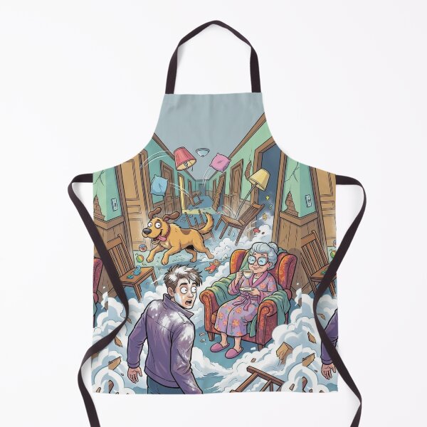 Item preview, Tea Time Through the Chaos — A Whimsical Canine Adventure designed and sold by TreatLLC.