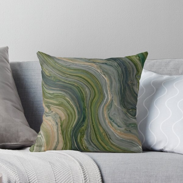 Item preview, Moss and Rock Marble Pattern for Calming Spaces & Anxiety Support designed and sold by SanctuaryTheory.