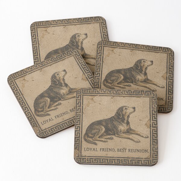 Item preview, Argos the Loyal Dog — Ancient Greek Mosaic | Loyal Friend Best Reunion | Odyssey designed and sold by Qorvun.