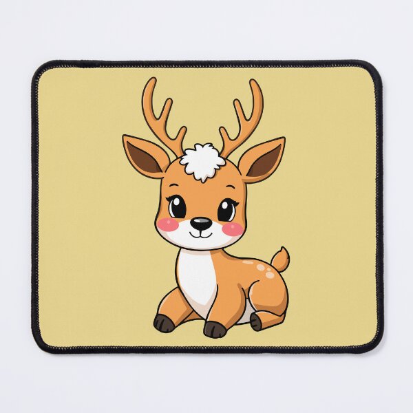 Item preview, Cute Cartoon Baby Deer Fawn Chibi Art designed and sold by SolutionsArt.