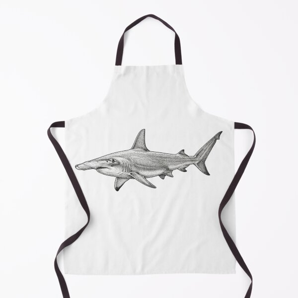Item preview, Hammerhead shark - Realistic minimalistic black and white designed and sold by Minimalisticaly.
