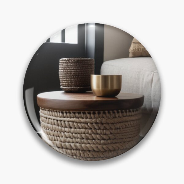Item preview, Interior Design - Woven Side Table, Bohemian Style designed and sold by Reverso-Design.