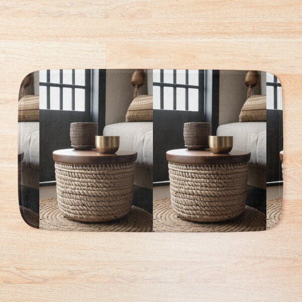 Artikelvorschau, Interior Design - Woven Side Table, Bohemian Style entworfen und verkauft von Reverso-Design.