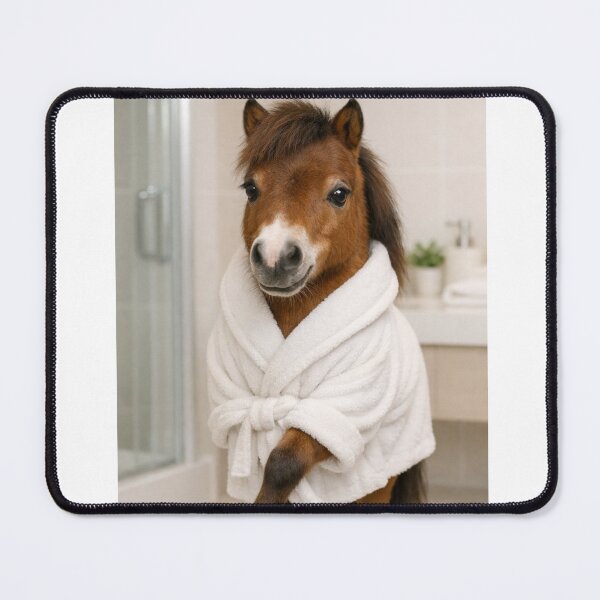 Item preview, Cozy Bathrobe Miniature Horse designed and sold by Sillytoe.