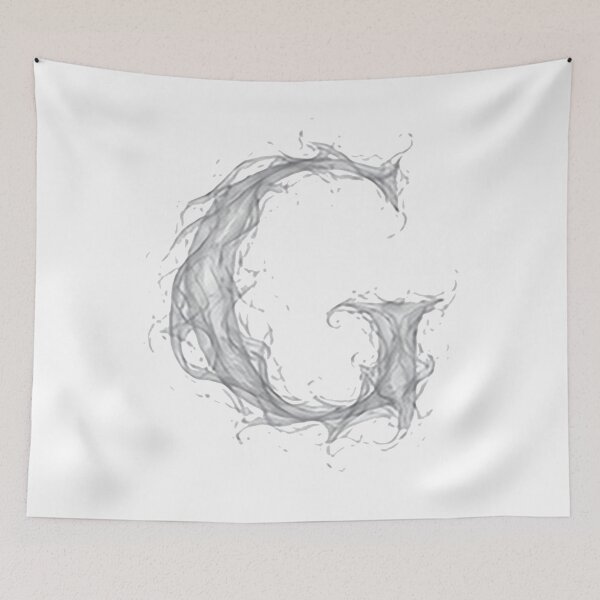 Item preview, Pearl Smoke Victory The Ethereal Vapor Letter G designed and sold by BlissBlvdShop.