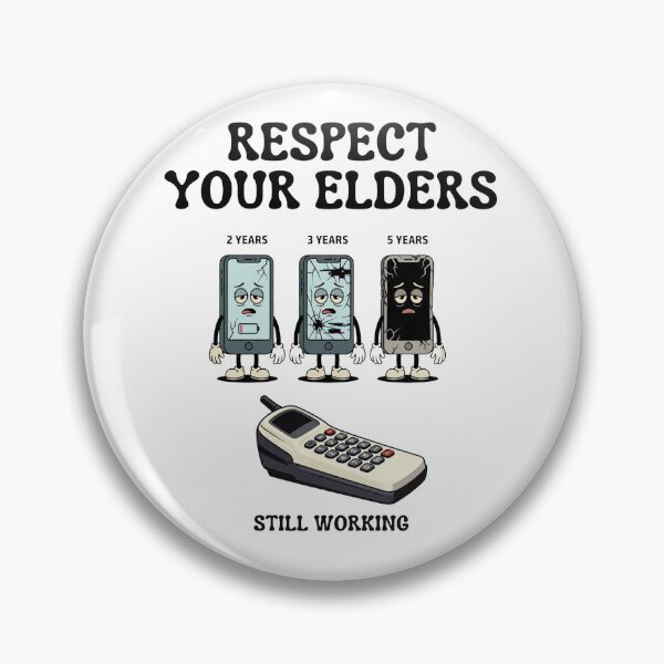 Item preview,  Respect Your Elders Phone  Kaypad Mobilephone designed and sold by AleksandraJac05.
